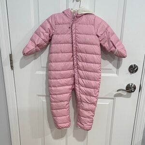 Eddie Bauer Pink Kids Puffer Snowsuit